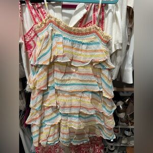 Lovers + Friends Multicolor Striped Mini Dress